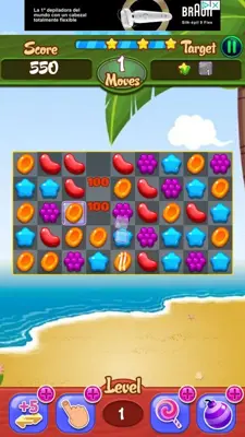 Crush Candy Garden android App screenshot 4